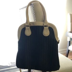 Neiman Marcus purse- Black and beige